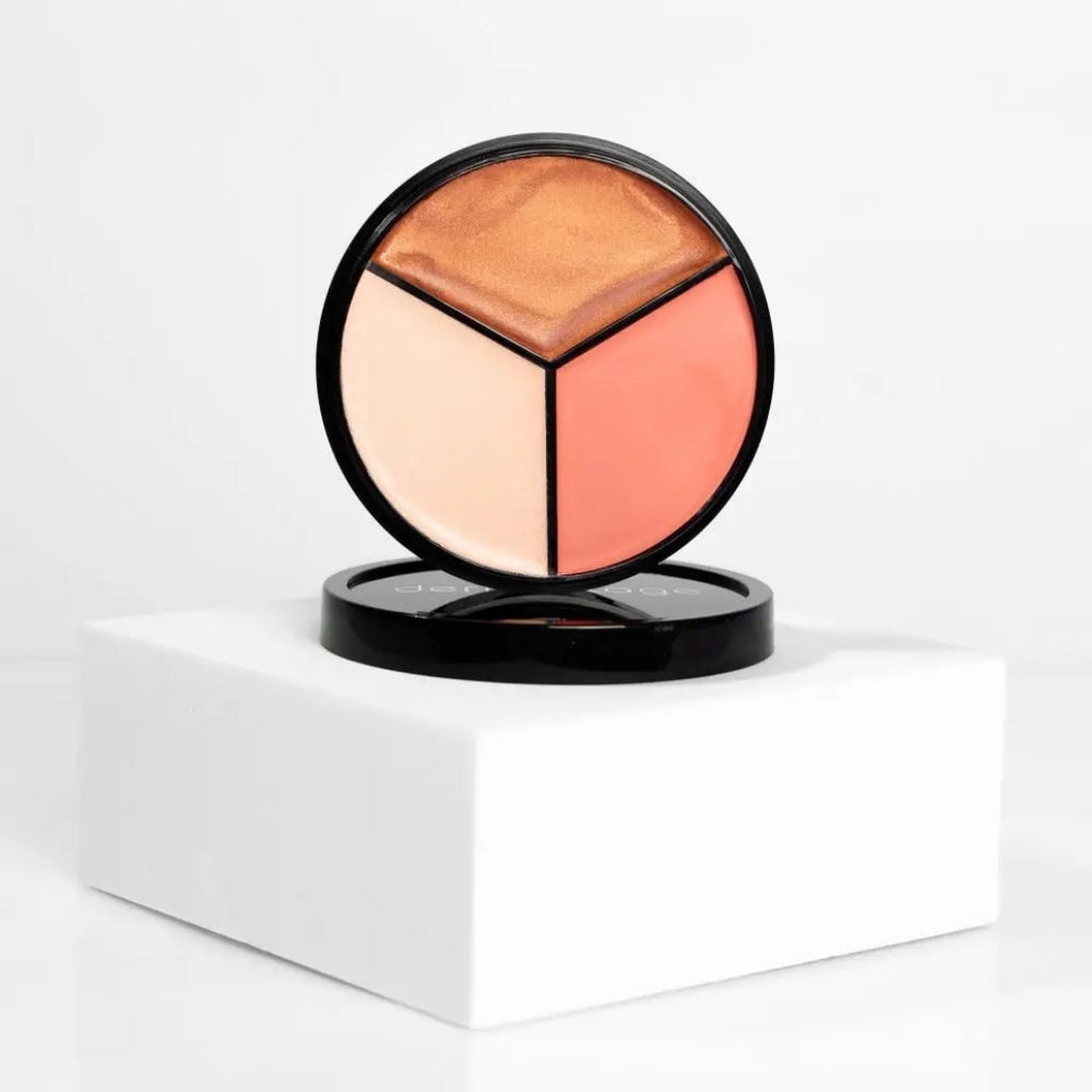 Dermaflage Lit From Within Luminizer Palette Blush, Highlighter & Bronzer